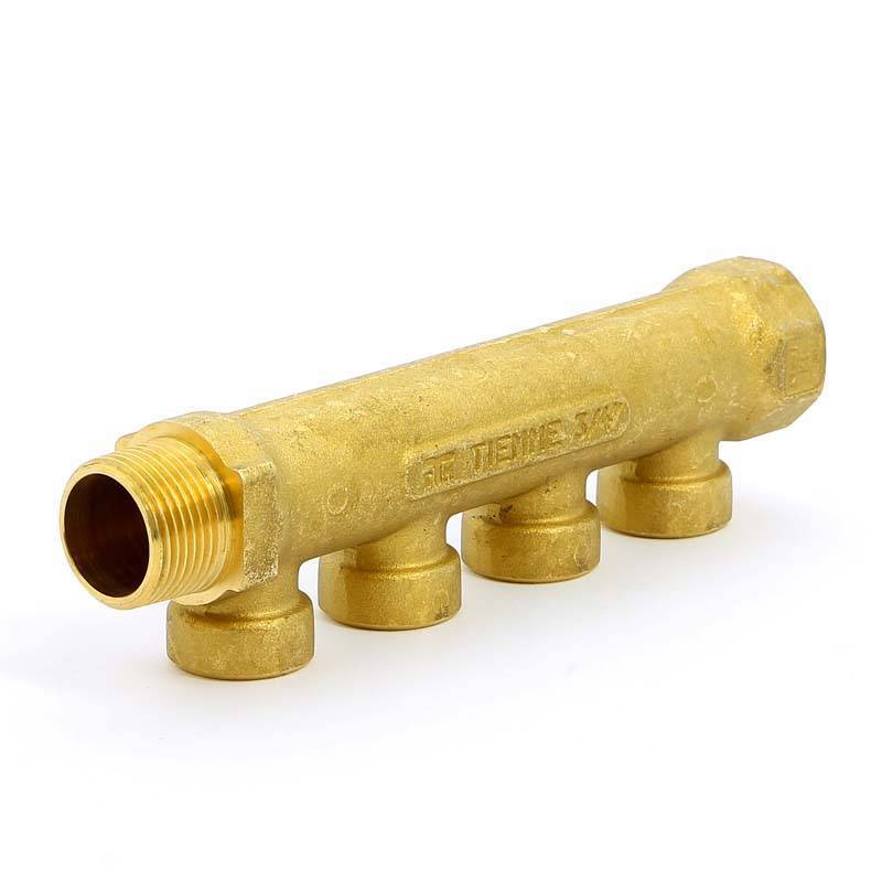 Коллектор TIEMME 3/4 НВ 4 выхода 1/2 В 36 мм 1910038