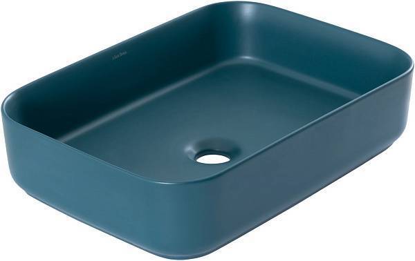 Раковина-чаша накладная Allen Brau Fantasy 50х36х12 см зеленая 4.11021.PT