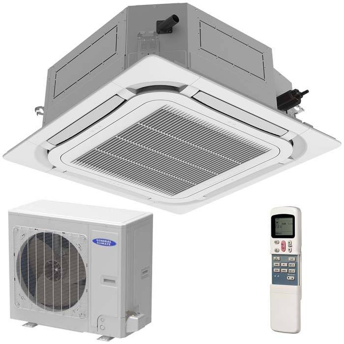 Кассетный кондиционер General Climate GC-4C48HRF/GU-4C48HRF