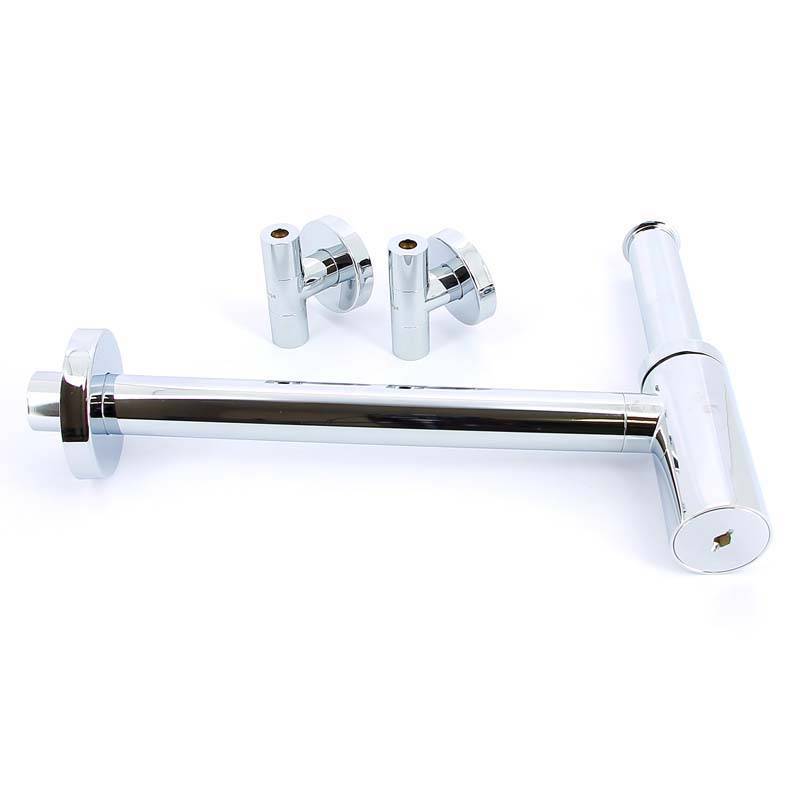 Сифон бутылочный Viega Eleganta 1 1 1/4 x 32 мм с горизонтальным отводом хром 492489