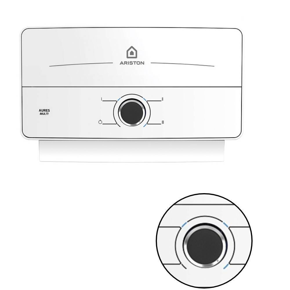 Водонагреватель проточный Ariston AURES M 6 WH 6 кВт 12113