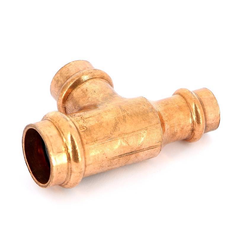 Тройник пресс IBP 22х18х15 мм медь P5130 02218015