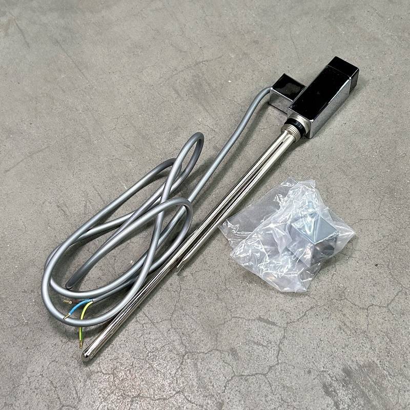 ТЭН для полотенцесушителя Terma ONE 30x30 300 Вт с маскировочным элементом хром GT03