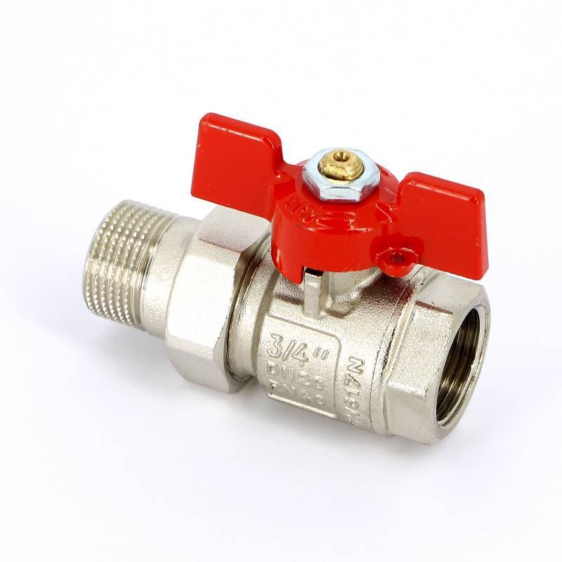 Кран шаровой Uni-Fitt 3/4 НВ полнопроходной бабочка с разъемным соединением 113T3000