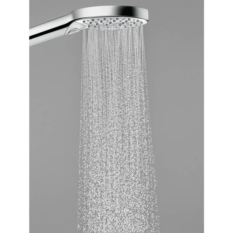 Душевой гарнитур Hansgrohe Raindance Select S 120 3jet PowderRain со штангой 90 см хром 27667000