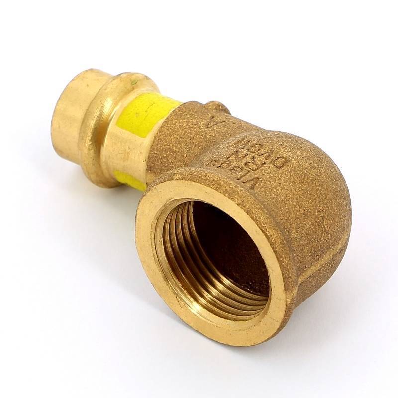 Угольник пресс-ВР Viega Profipress G 15х3/4 бронза 345839