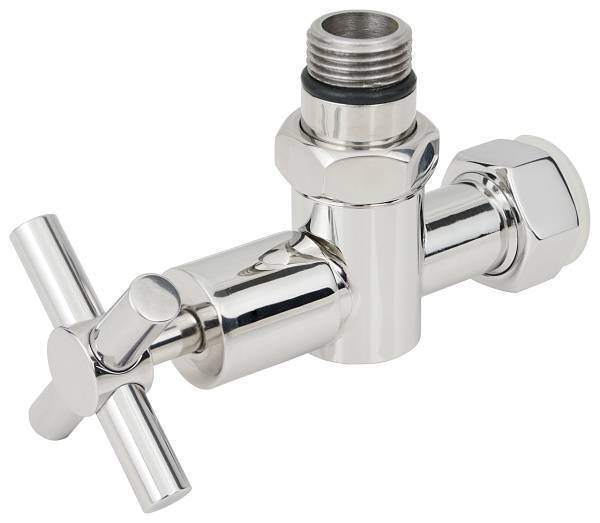 Вентиль запорный Стилье крестовой G 1/2 Н x G 3/4 НГ 01002-1234