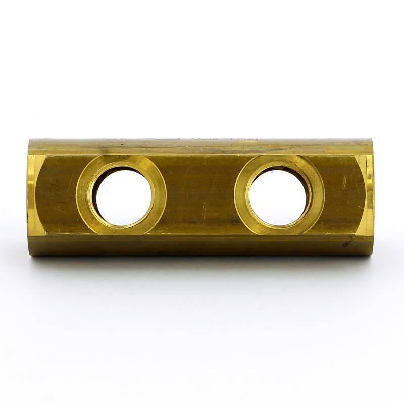 Коллектор магистральный двусторонний ITAP 860 1 ВВ 2 выхода 1/2 ВР межосевое 50 мм 860010002