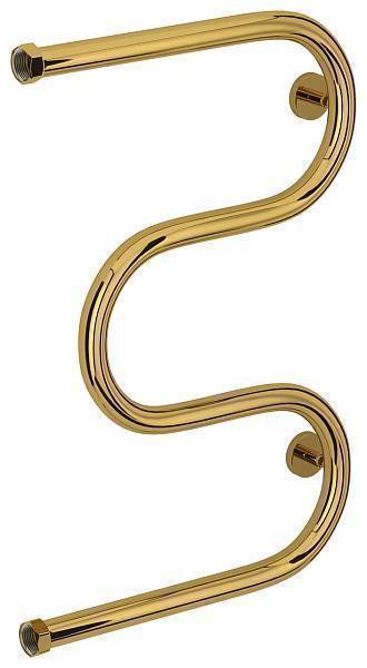 Полотенцесушитель водяной Сунержа М-образный 400x600 мм золото 03-4007-6040