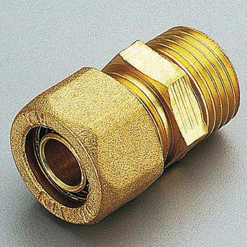 Муфта компрессионная Tiemme 1400 25(3.5)х3/4 наружная резьба 1400036