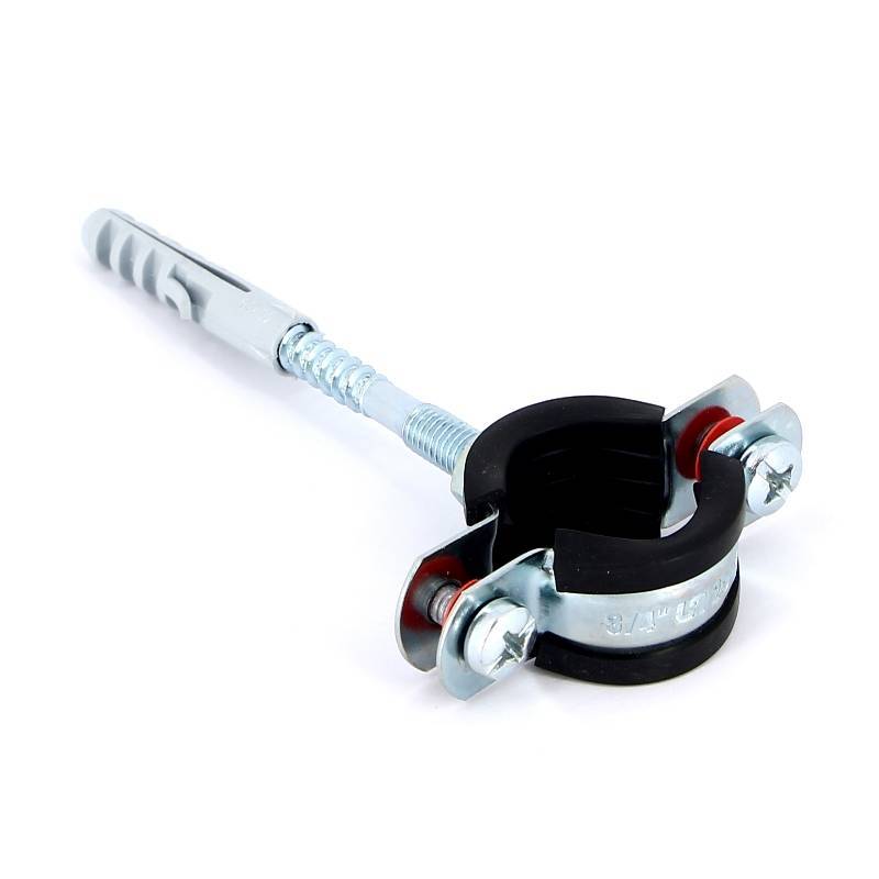 Хомут с резиновым уплотнителем, шпилькой и дюбелем Uni-Fitt 3/4 дюйма (25-29 мм) 850U3800