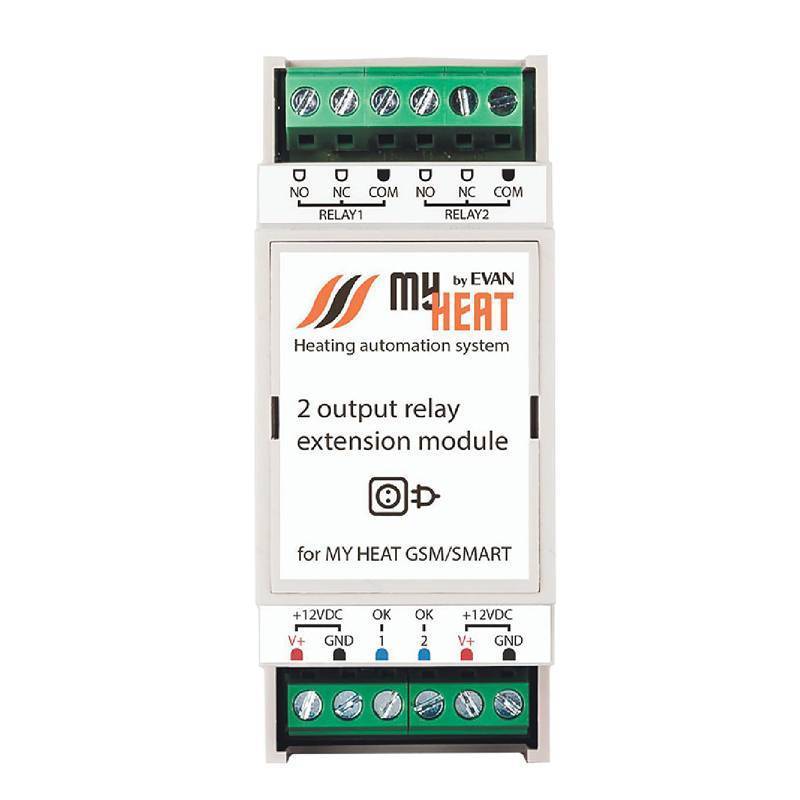 Блок-реле Эван MyHeat на 2 выхода для GSM и SMART 6295-evn