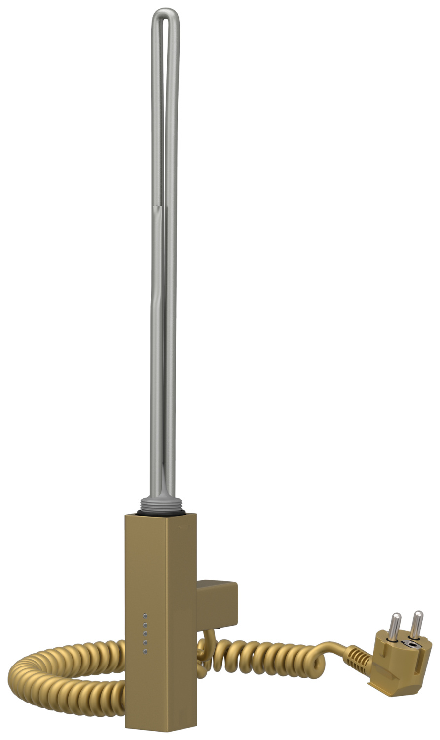 Электрический модуль Сунержа Cube с памятью 300 Вт золотой шёлк матовый 32-1517-5007