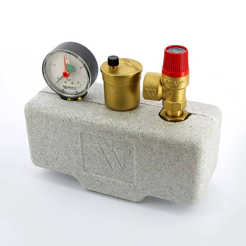 Группа безопасности котла Watts KSG 30/ISO до 50 кВт 1 3 бар сталь с теплоизоляцией 10005227