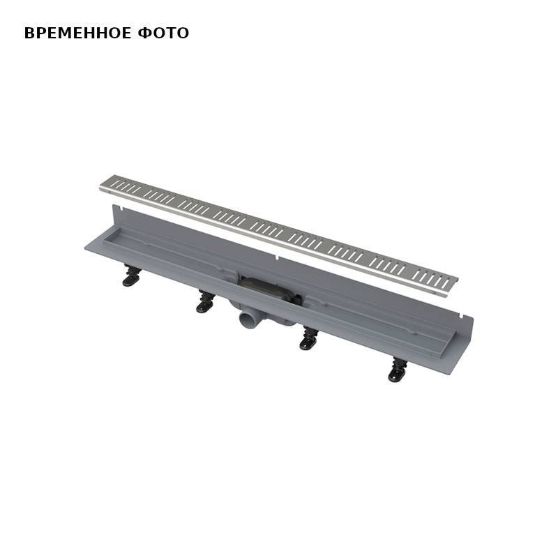 Водоотводящий желоб Alcaplast 850 мм с воротником к стене APZ30-850M