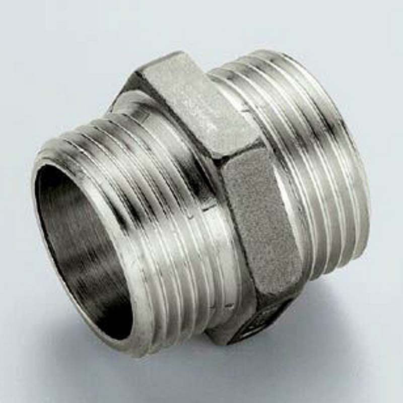 Ниппель резьбовой Tiemme 1/8 НН никелированный 1500597