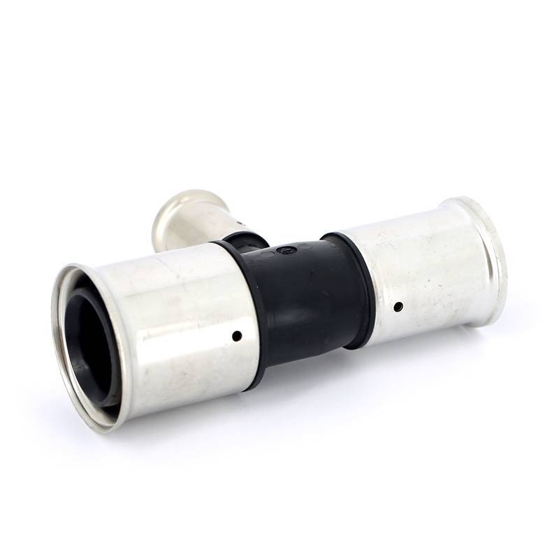 Тройник пресс PVDF Henco 40х20х32 мм 11PK-402032