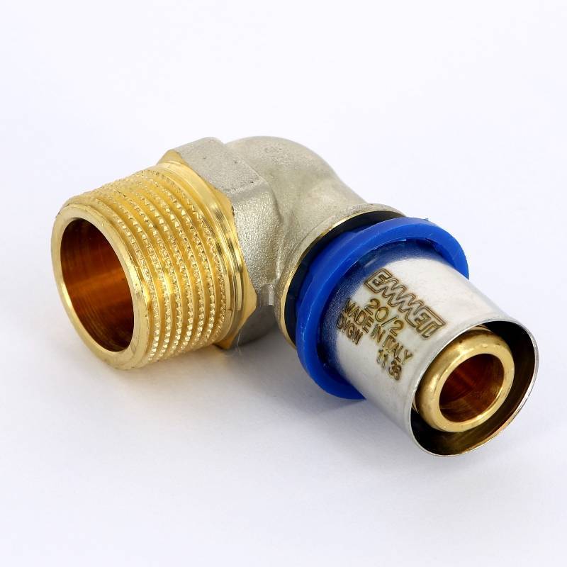 Угольник пресс с наружной резьбой Emmeti Gerapex 20 x 3/4 28101347