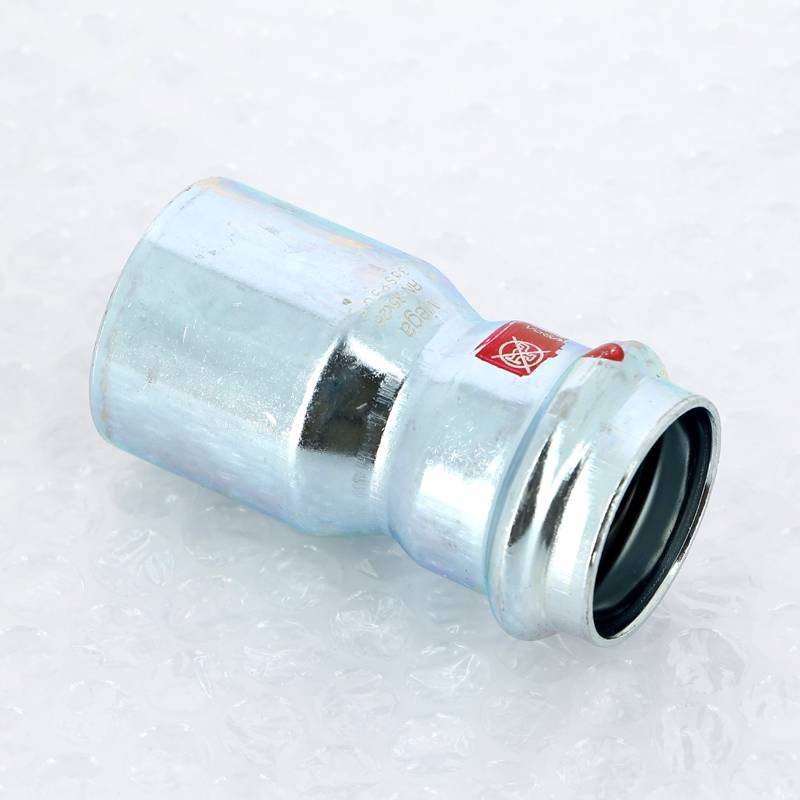 Муфта-вставка пресс из оцинкованной стали Viega Prestabo 35х28 мм 558567