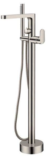 Смеситель напольный для ванны с душем Boheme Spectre никель матовый 459-NB