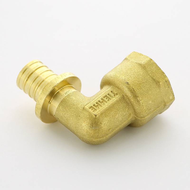 Угол аксиальный Uni-Fitt 16x1/2 ВР латунь 744G6200