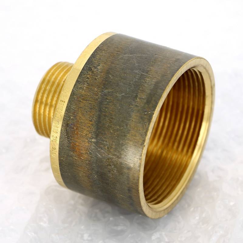 Переходник круглый Viega 1 x 2 дюйма НВ бронза 650872