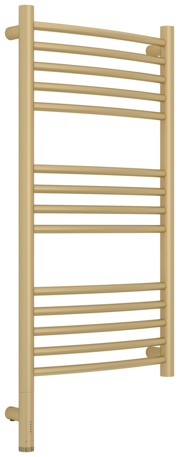 Полотенцесушитель электрический Сунержа Богема 3.1 выгнутая 40х80 см левое подключение шампань матовая 022-6002-8040