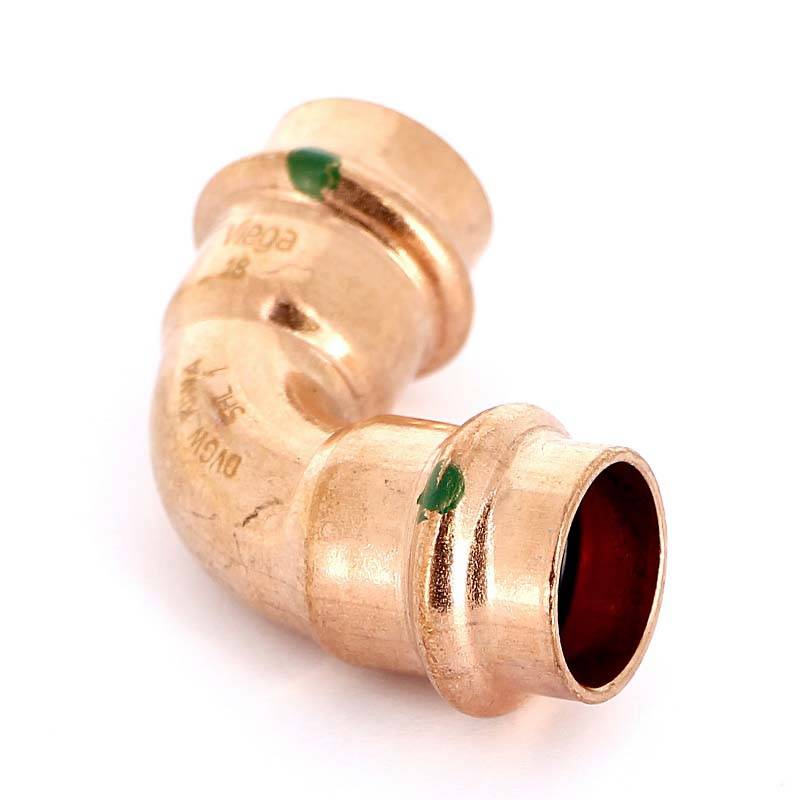 Угол 90° пресс медный Viega Profipress 18 мм 291495