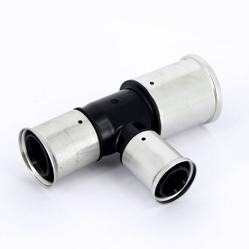 Тройник пресс PVDF Henco 50х32х40 мм 11PK-503240