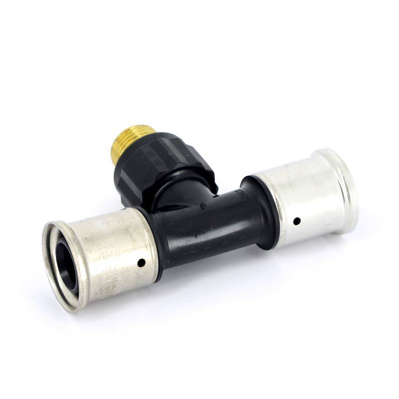 Тройник пресс с наружной резьбой HENCO PVDF 26х1/2х26 14PK-260426