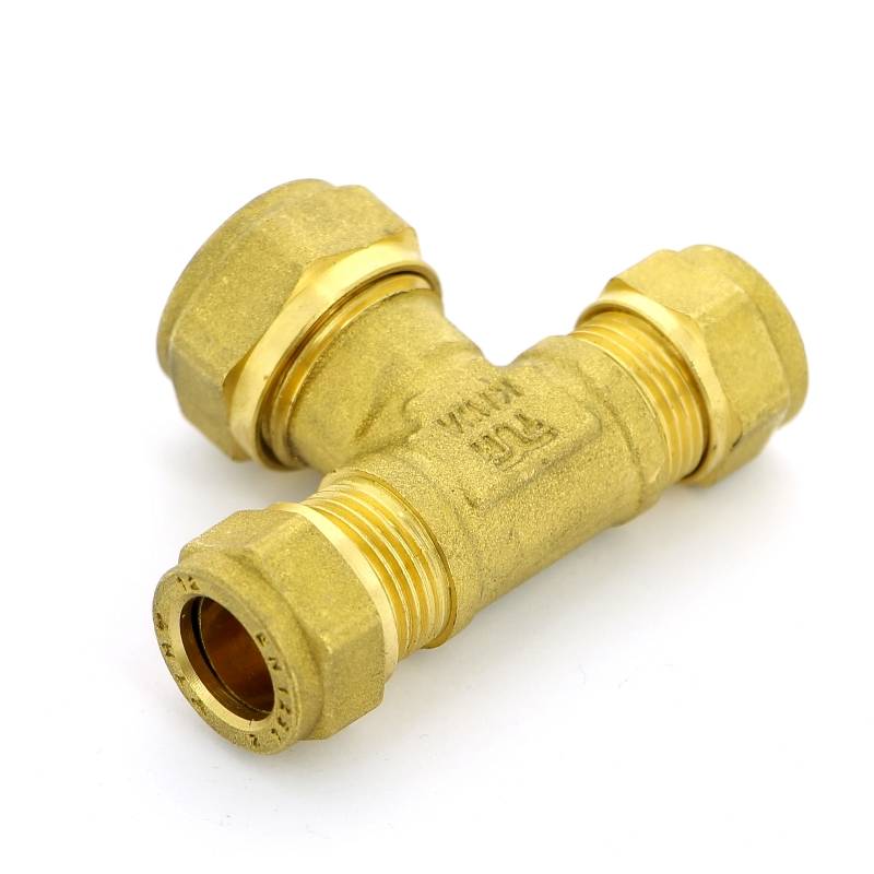 Тройник никелированный Tiemme 1/2x3/8x1/2 ВР-ВР-ВР 1500533