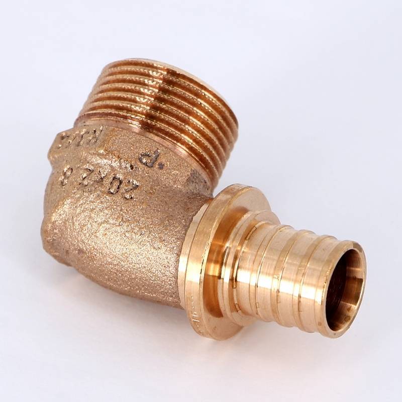 Угольник-переходник REHAU RAUTITAN RX+ 20х3/4 НР бронза 456349