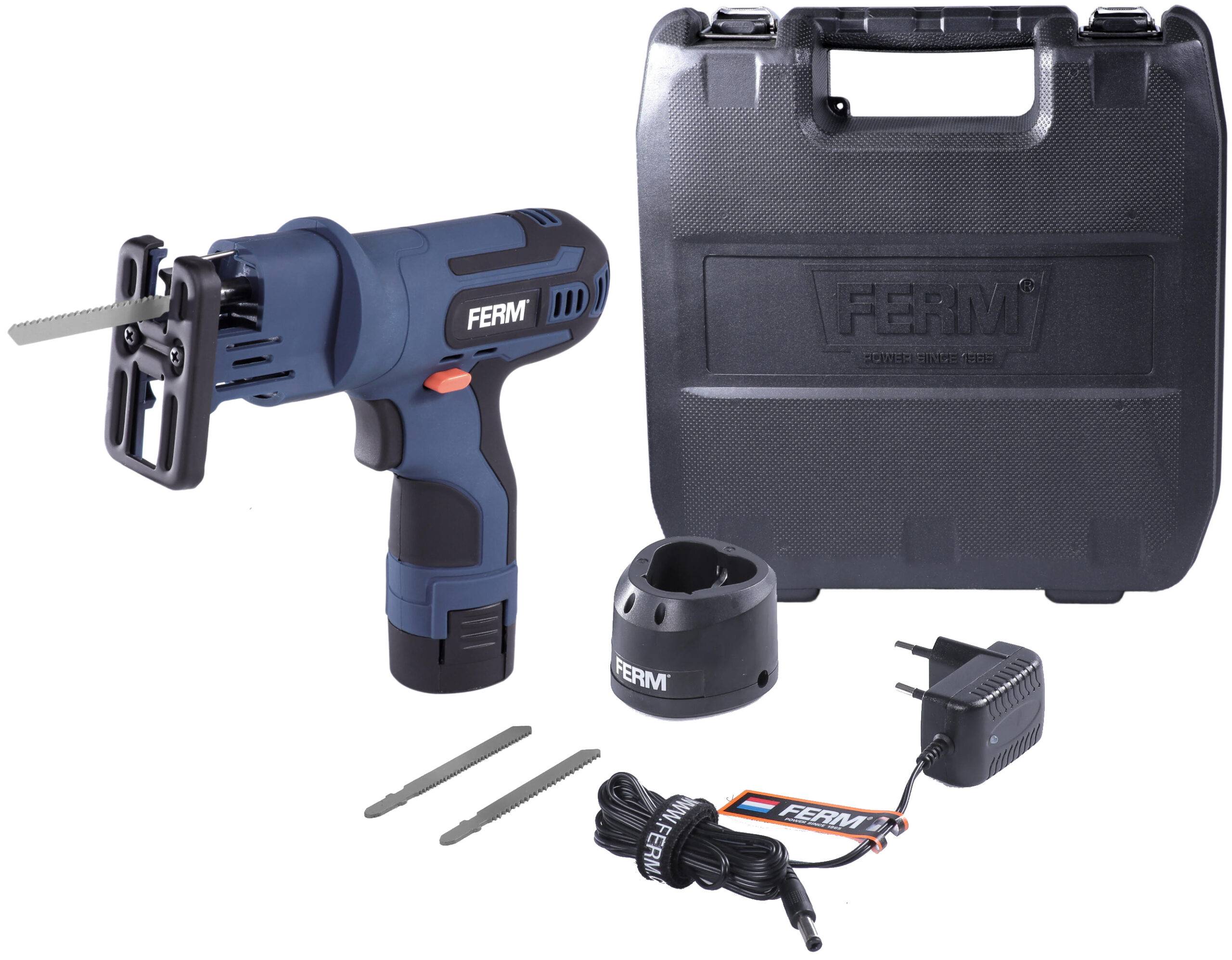 Лобзик аккумуляторный FERM JSM 12 В в кейсе JSM