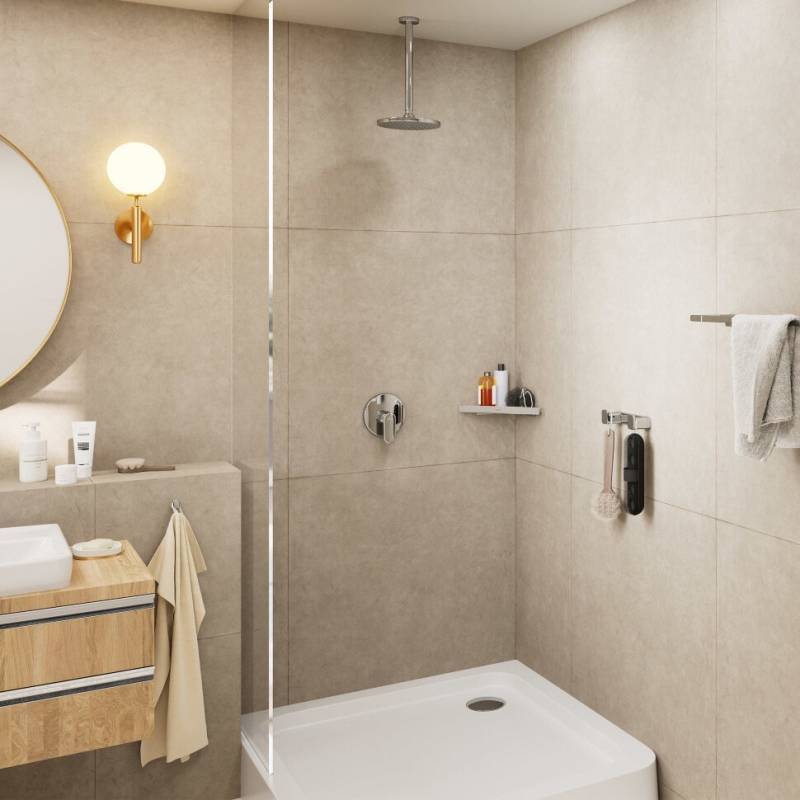 Держатель верхнего душа Hansgrohe Vernis Blend 300 мм потолочный хром 27805000