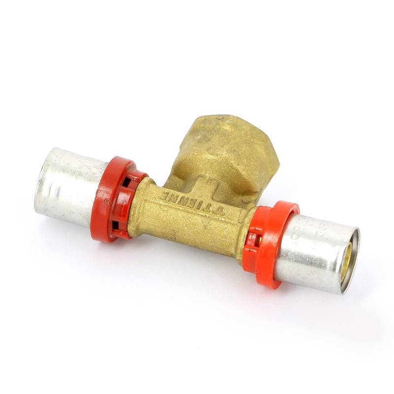 Тройник пресс-В Tiemme COMPACT 16x1/2x16 мм 1660011