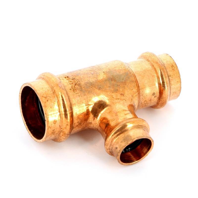 Тройник пресс IBP >B< Press 28х18х22 мм медь P5130 02818022