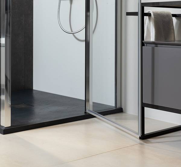 Душевая дверь Allen Brau Priority 160x200 см хром стекло прозрачное 8 мм 3.31037.00