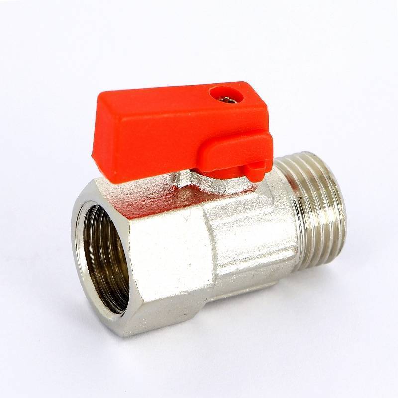 Кран шаровой мини Uni-Fitt НВ 1/2 ручка-флажок 121N2000