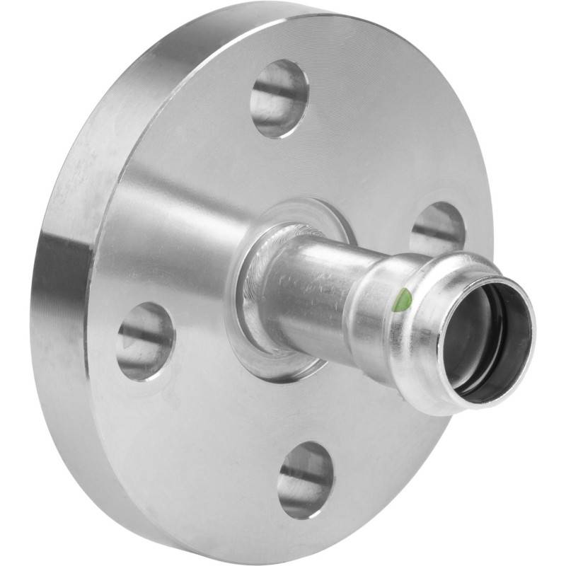 Переход фланец-пресс Viega Sanpress Inox DN20 22 мм нержавеющая сталь 593315