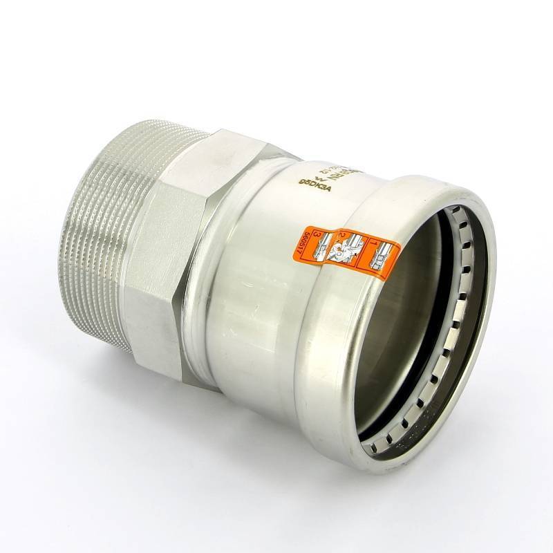 Муфта переходная пресс-Н Viega Sanpress Inox XL нержавеющая сталь 76.1х2 1/2 482923