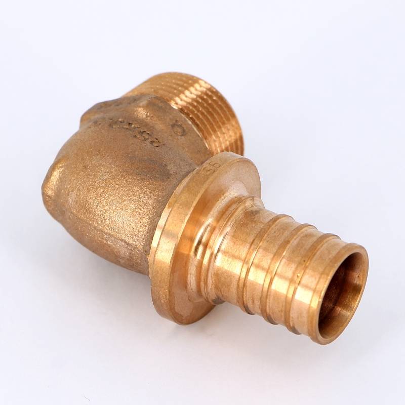 Угольник-переходник REHAU RAUTITAN RX+ 25х3/4 НР бронза 456350