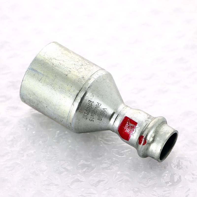 Муфта-вставка пресс из оцинкованной стали Viega Prestabo 35х15 мм 642730