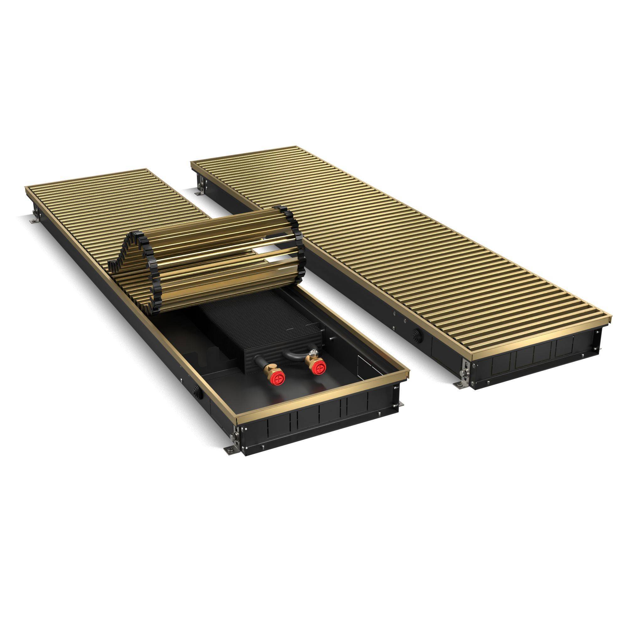 Конвектор внутрипольный Royal Thermo ATRIUM-75/300/1000-DG-U-AU золото НС-1493237