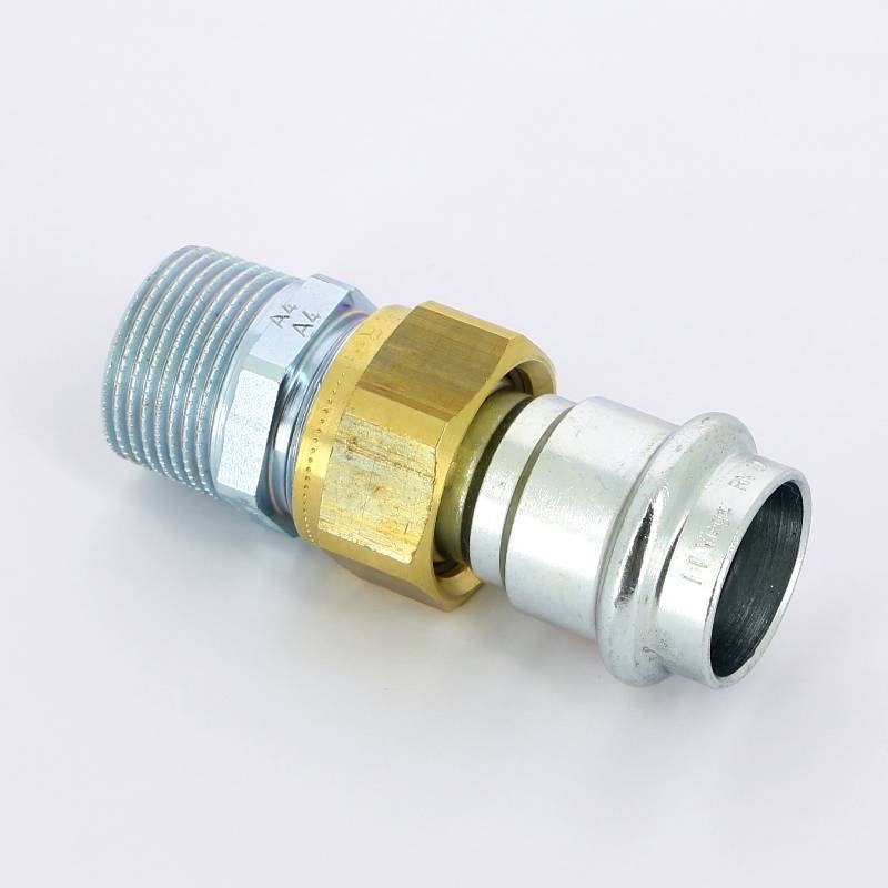 Муфта пресс-НР разъемная Viega Prestabo 22x3/4 оцинкованная сталь 559250