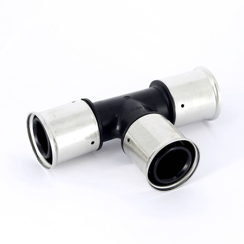 Тройник пресс PVDF Henco 40х40х40 мм 9PK-404040