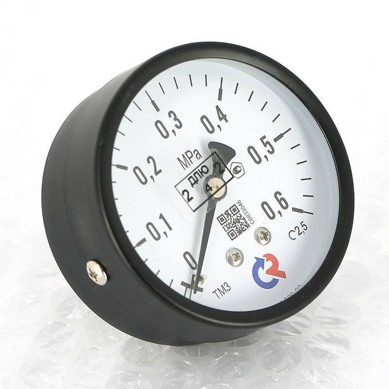 Манометр Росма ТМ-310T.00 63 мм 0-6 бар G1/4 аксиальный кл.2.5 00000008921