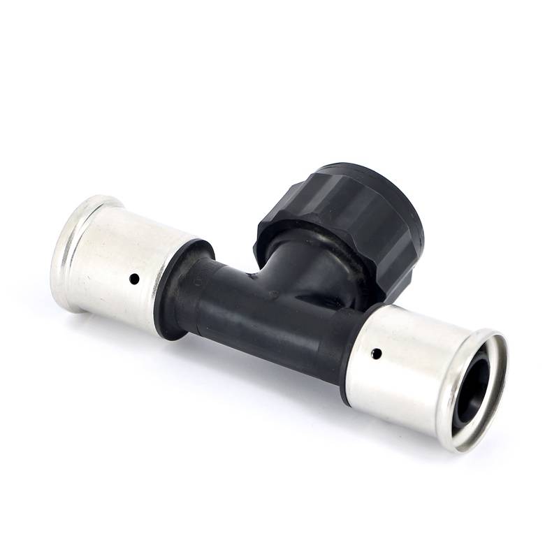 Тройник пресс с внутренней резьбой Henco PVDF 26х3/4х26 мм 13PK-260526