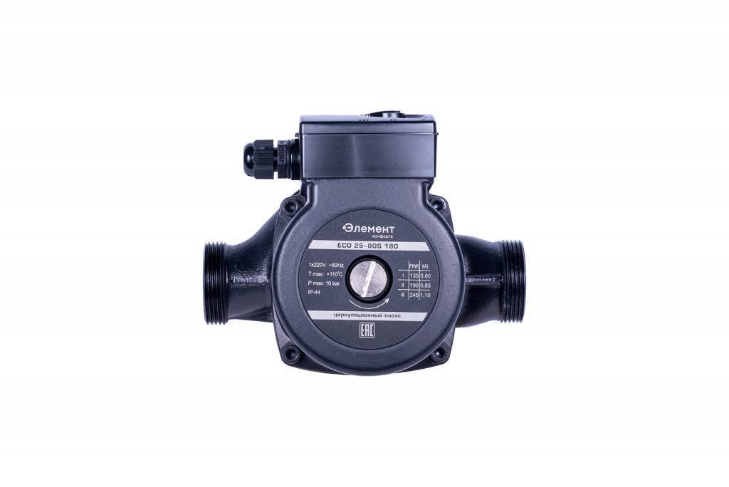Циркуляционный насос ECO 25-80S 180 с комплектом гаек ECE2580180