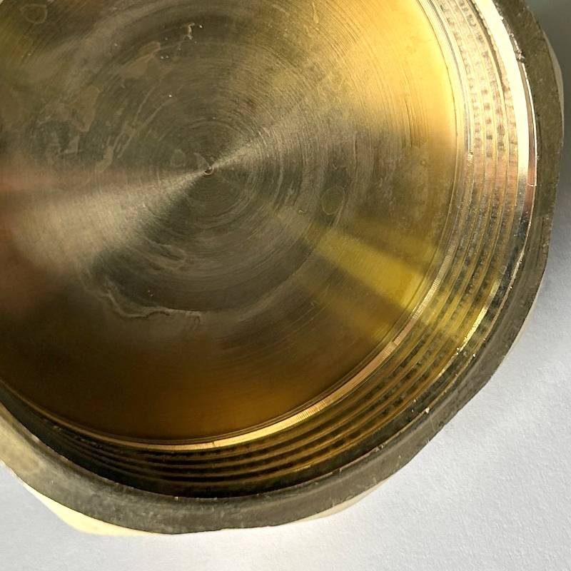 Заглушка резьбовая латунная LD DN50 2 ВР LD.65.504.50