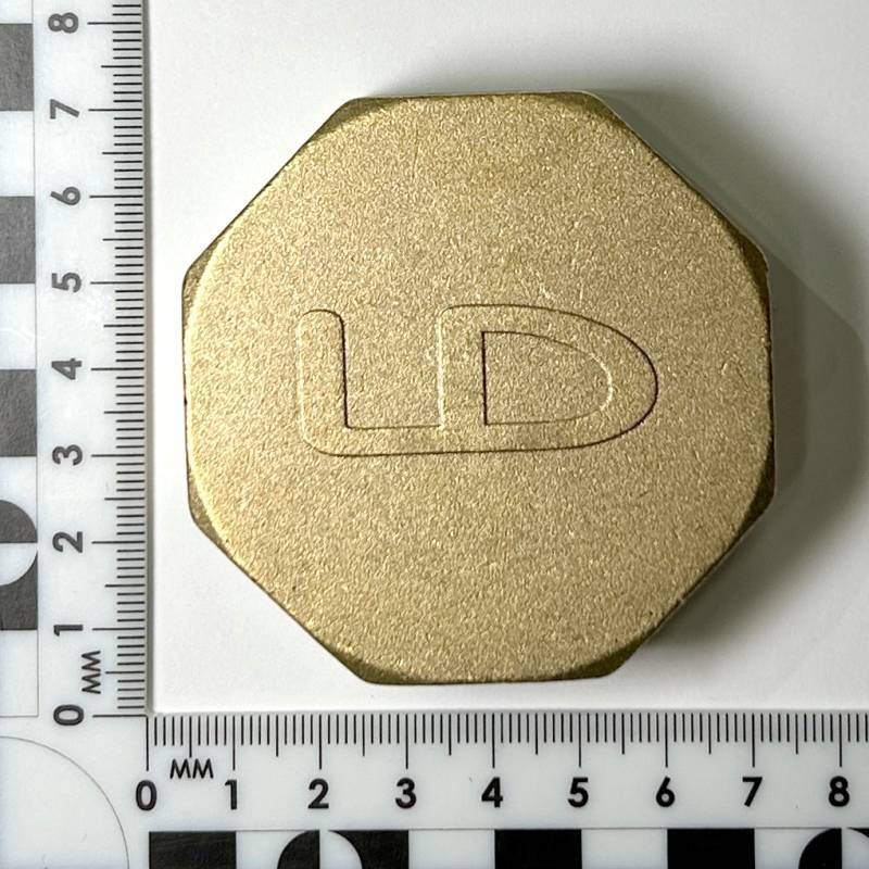 Заглушка резьбовая латунная LD DN50 2 ВР LD.65.504.50